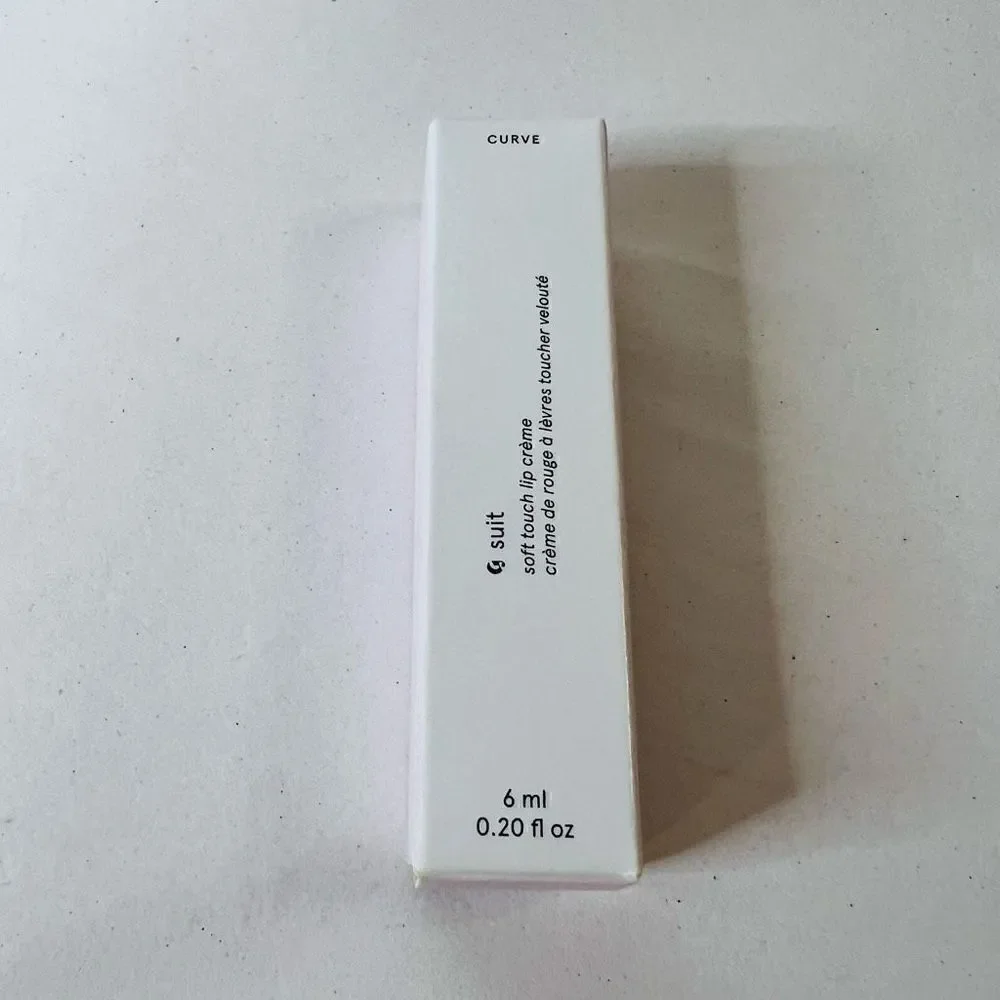 Glossier G Suit Soft Touch Matte Liquid Lip Cream Curve Dusty Peach NIB